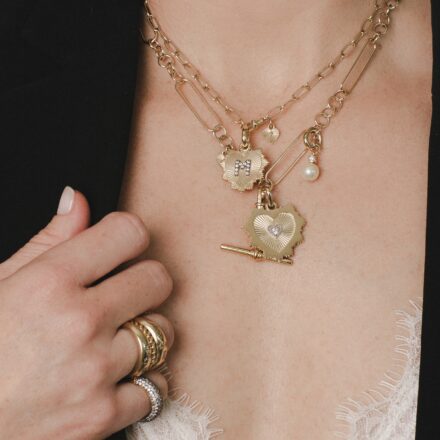 Hannah 8 ETHAL medallion ANNABELLE pearl charm TALULA chain AGNES medallion 1
