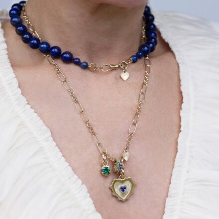 Hannah 12 SELMA stone charm